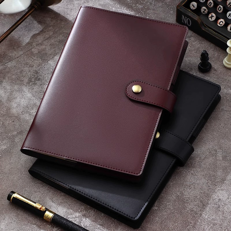 Leather universal laptop, storage system, notebook, business version, groove