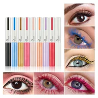 Трансграничный экспорт Pudaier Amazon Beauty красочная тонкая длинная вьющаяся водостойкая европейская и американская 9-цветная тушь для ресниц