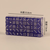 Full -size organic transparent ordinary color plastic sieve Digital color Yayli Night Bar digital dice