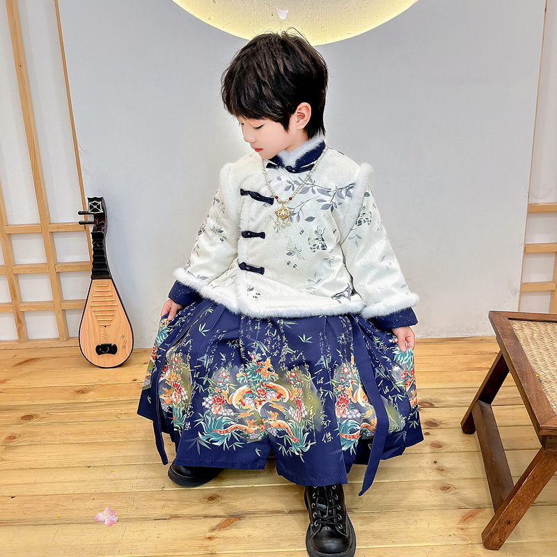 네이비 블루 슈트