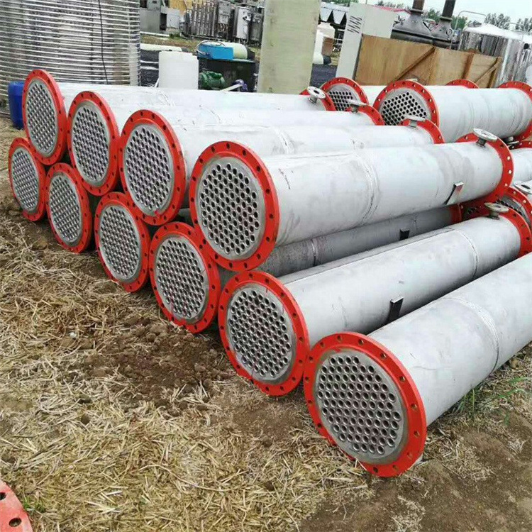 100平方冷凝器 二手不锈钢列管蒸发式换热器20平方工业冷凝器