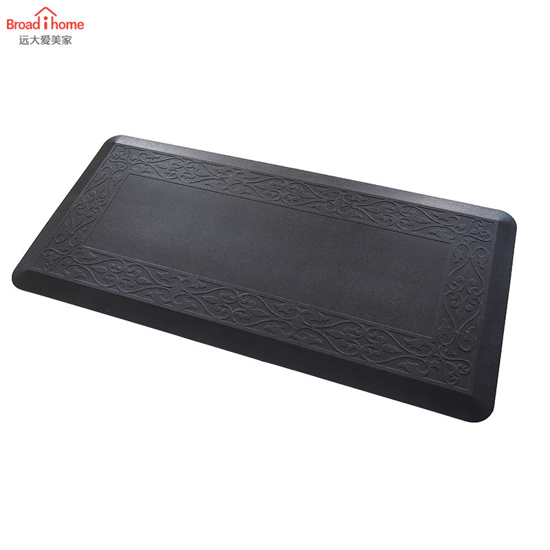 Customized Thickeneded Leather Office Floor Mats, Entrance Door Mats, Anti-Slip Mats, Pu Waterproof Bathroom Kitchen Floor Mats, Carpet Foot Mats
