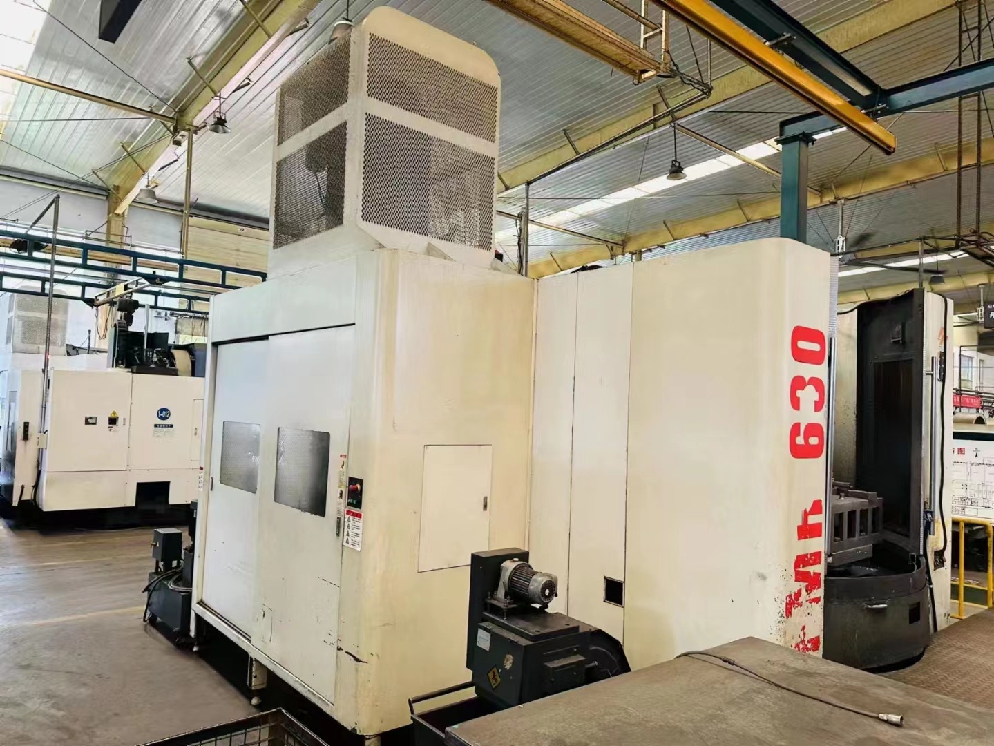 转让友佳FMH-630卧式加工中心发那科31i-MB主轴转速6000