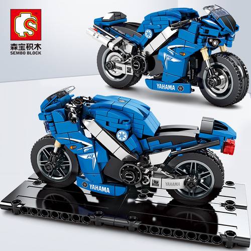 Senbao Building Blocks 701108 Water Bird Ducati Motorcycle Model Technology Parts Assembled Boy Toy Birthday Gift