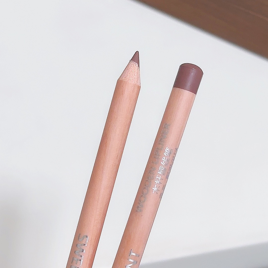 SWEET MINT Wooden Lip liner Pen Matte waterproof nude color for women's lip modification, outlining a natural and chubby lip shape undefined