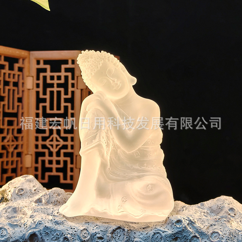 樹脂工芸品クリエイティブ仏像装飾品ホームリビングルーム彫刻仏像玄関床置き装飾品工場直販|undefined