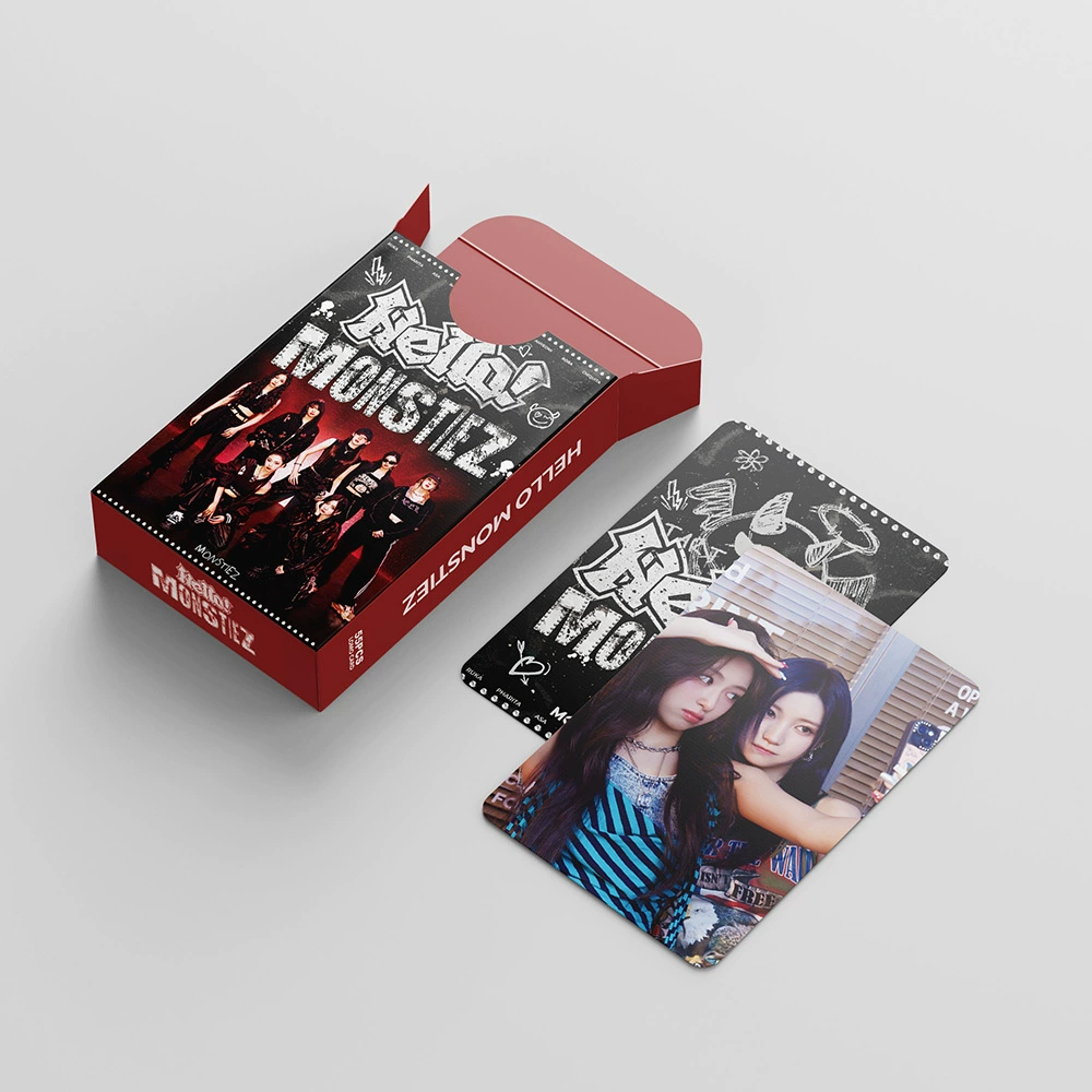 Kpop Little Monster BM Small Card 55 Korean Wave Girls Group BABYMONSTER Поддержка фанатов фото маленькая карточка Кросс-бордер