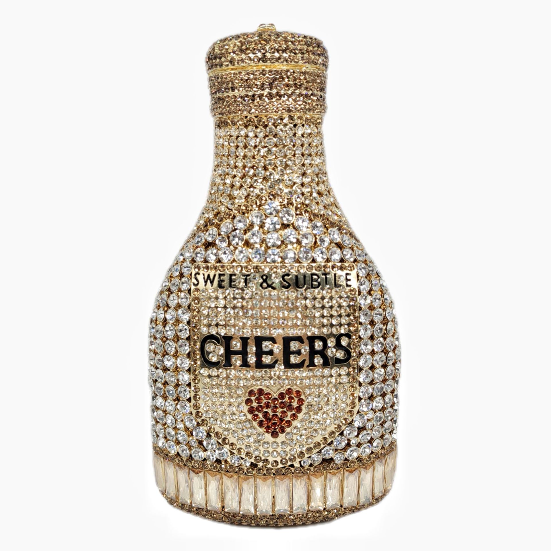 Bolsa de botella transfronteriza nueva botella de vino con diamantes bolsas de cena de fiesta vestido de noche bolsas de diamantes de mujer