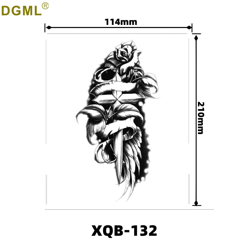 Pegatinas de tatuaje dibujos animados flor brazo pegatinas medio brazo completo oso ciervo divertido transfronterizo color creativo tatuaje pegatinas al por mayor