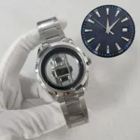 Новый 41MM модифицированный omJ сапфировое стекло буквально с без светящийся указатель подходит для движения NH35/36