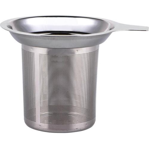 Tea cup with mesh filter, high-density tea pot, 304 stainless steel handle, flat-bottom tea strainer, coffee bag free shipping