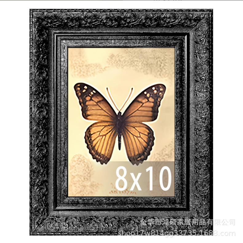 European Retro Photo Frame, 10inch Decorative Wall Photo Frames and Desktop Display Frames (Black, 8X10) Customized European Retro Photo Frame, 10inch Decorative Wall Photo Frames and Desktop Display Frames (Black, 8X10) Customized