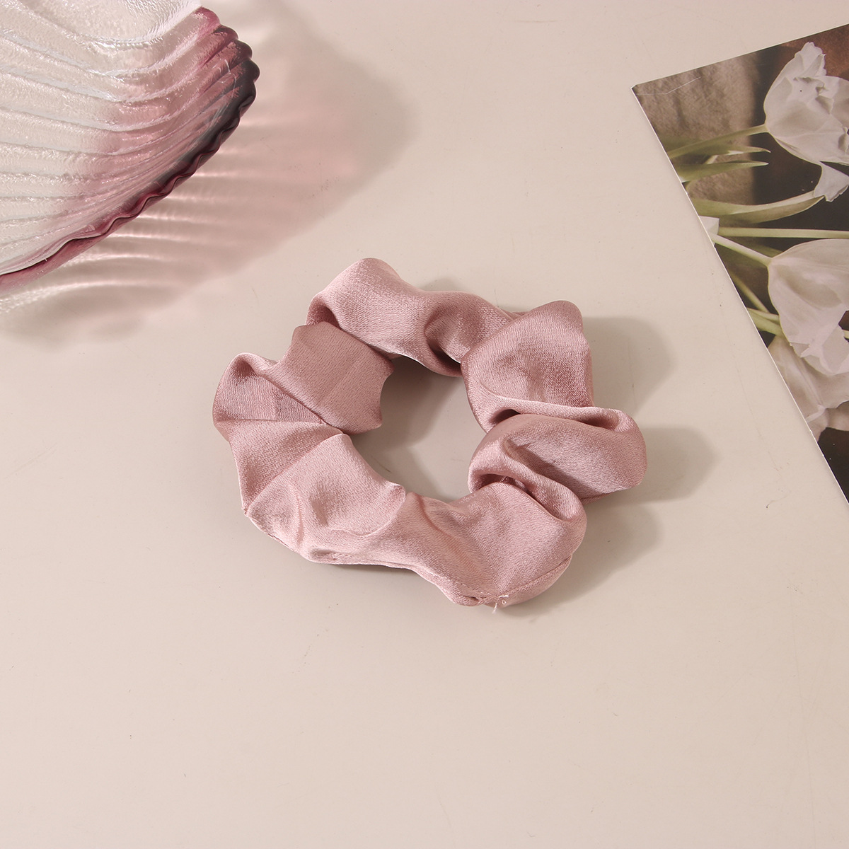 #4 핑크 새틴 미디엄