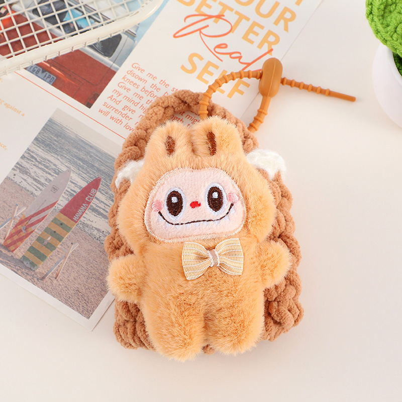 卡通萌趣labb毛绒公仔挂件可爱钥匙扣包包小礼品玩偶摆件创意配饰|undefined