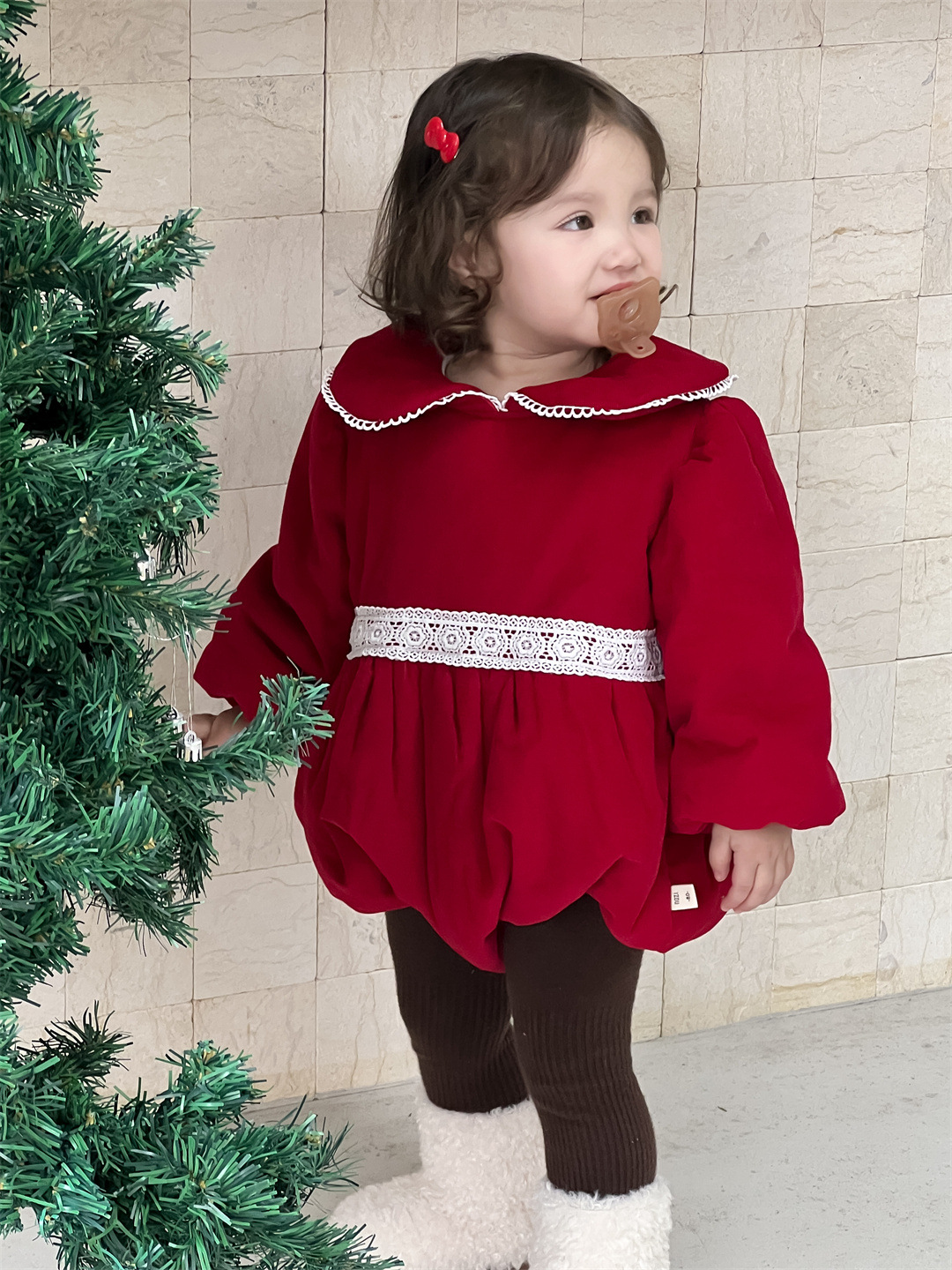 Ropa de invierno para niños, bolsa de solapa para bebés, ropa infantil coreana más camisa de pelusa