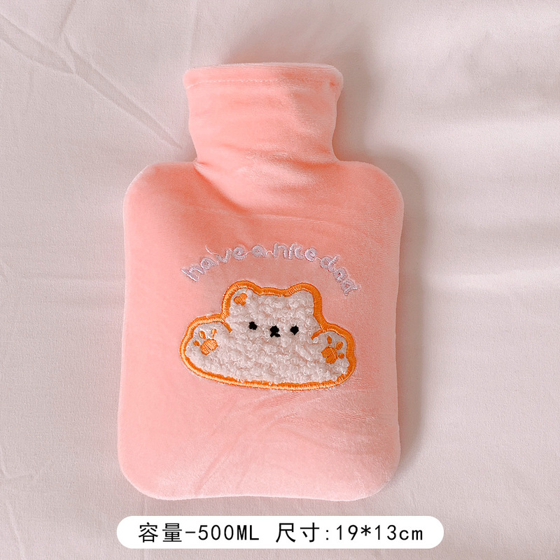 芸青オリジナルのぬいぐるみ湯たんぽかわいい灌水防爆学生は湯たんぽを取り外してアニメ注水して手を温める|undefined