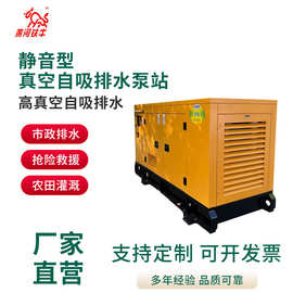 高真空自吸排水HP6静音型真空自吸排水泵站农田灌溉一体排水水泵