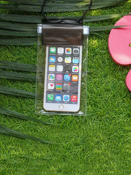 70% off Transparent Large Mobile Phone Waterproof Bag Outdoor Hot Spring Swimming Three-Layer Sealed Mobile Phone Bag Takeout Special Protection