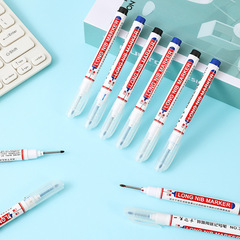 Long Head Marker Pen Woodworking Pen Deep Mouth Tile Marking Pen Extended Special Oil-Based Marker Bathroom Installation Pen