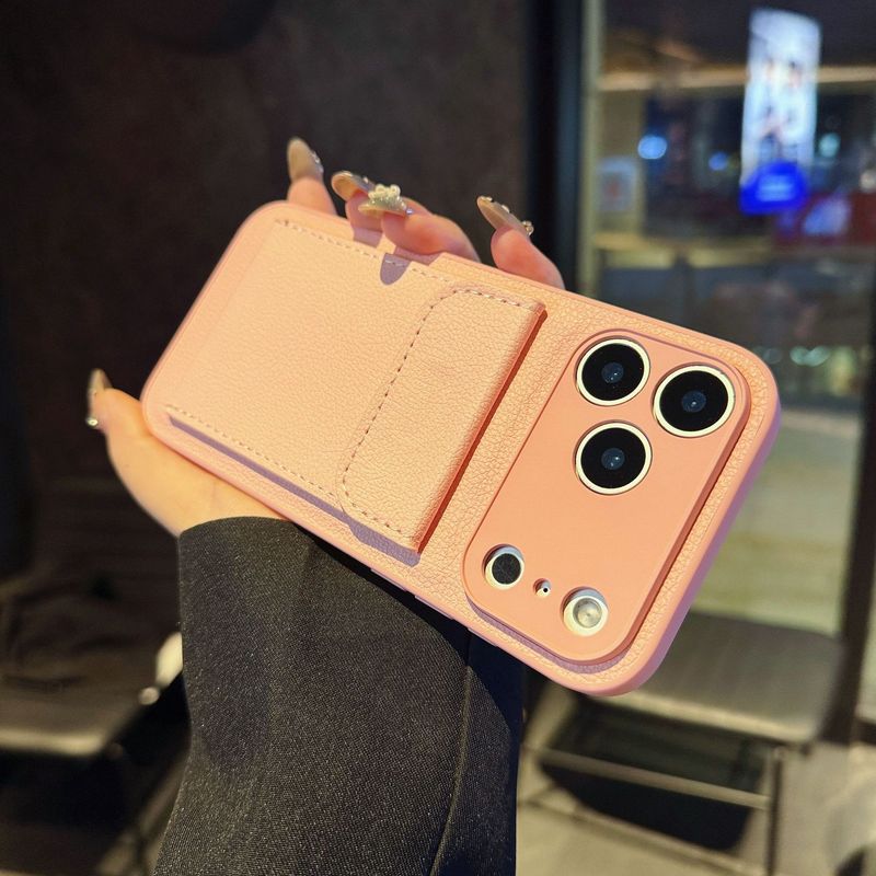 卡包可支架适用苹果17手机壳iphone15pm简约13/14外贸全包保护套|undefined