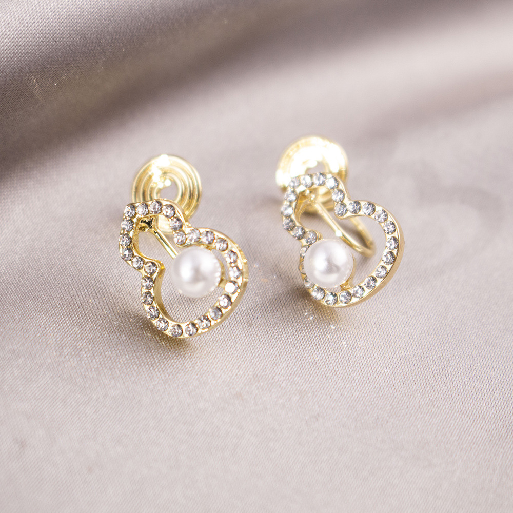 Lujo ligero, incienso pequeño, placa de incienso para mosquitos, pinzas para las orejas, pendientes de nicho para mujeres sin orejas perforadas, pendientes simples, compactas y versátiles de Yiwu al por mayor