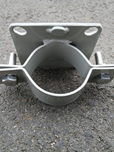 电线杆圆柱支架横臂监控摄像机立杆抱箍紧锁墙壁固定管卡子