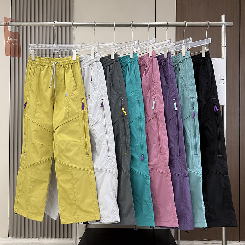 Outdoor water-resistant mountain-style sports quick-dry cargo pants, loose straight-leg hiking pants, casual pants 13194 Outdoor water-resistant mountain-style sports quick-dry cargo pants, loose straight-leg hiking pants, casual pants 13194