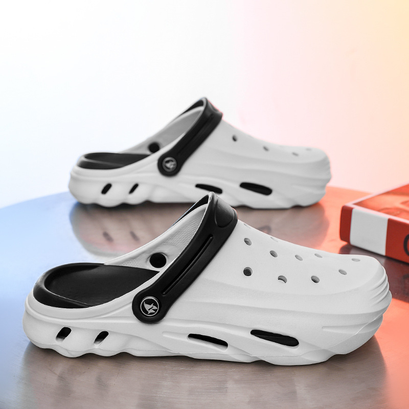 Pareja de zapatos de cavidad 2024 nuevo verano pisar mierda sensación de desgaste deportivo casual zapatos de playa para hombres y mujeres