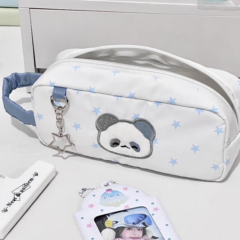 ins 和風 かわいい 星型 ペンケース 高価値 文具箱 シンプル 中学生 小学生 文具 大容量 収納|undefined