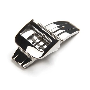 Substitute J Butterfly Buckle Stainless Steel Watch Buckle Master Geographical Moon Dating Leather Strap Folding Buckle 18M