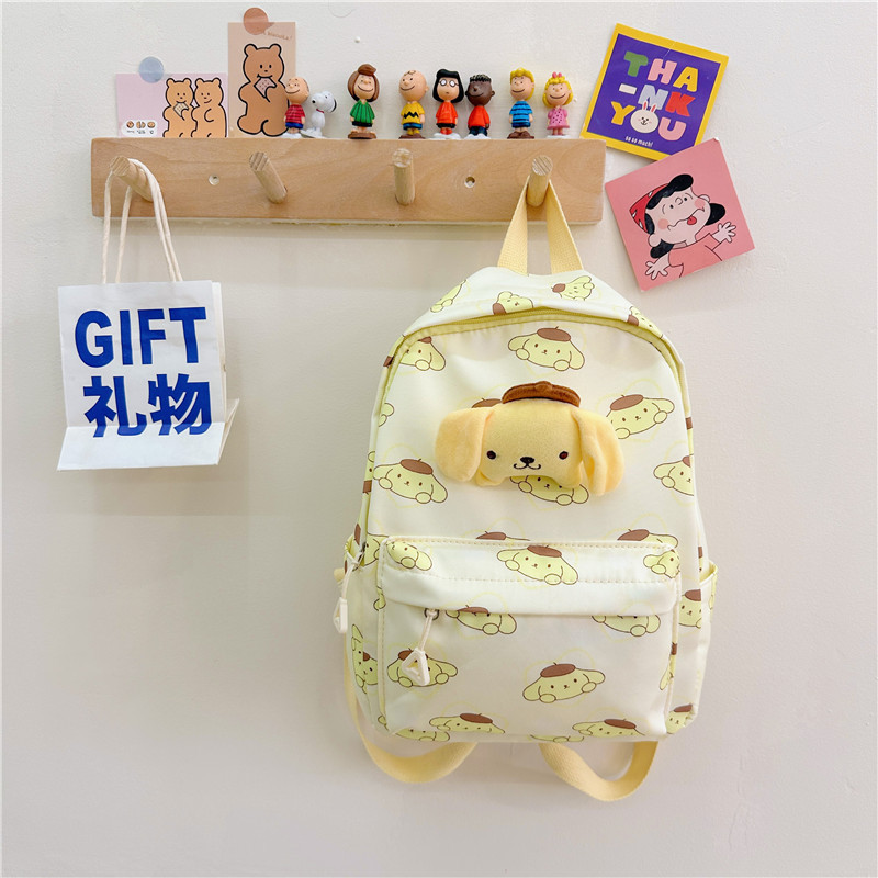 2024 verano nuevos niños de dibujos animados impreso tela Oxford mochila lindo accesorios kindergarten bebé mochila