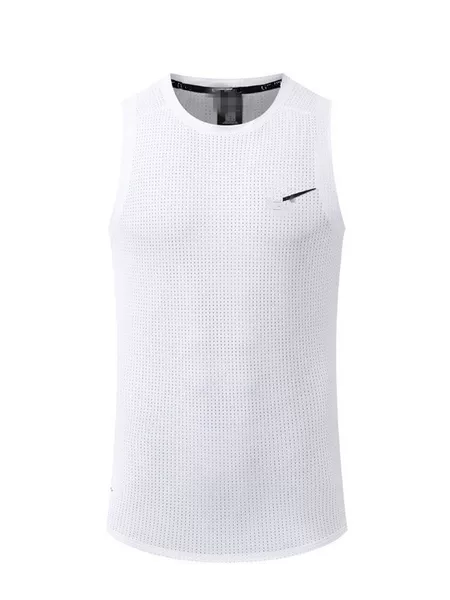 Fashion Casual Sports Vest Men's Mesh Basketball Top Fitness Training Clothes Running Quick-drying Sleeveless Loose Short-sleeve