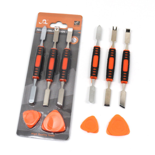 1475 mobile phone repair and disassembly tools stainless steel flat pry bar set triangular screen opening pry wholesale
