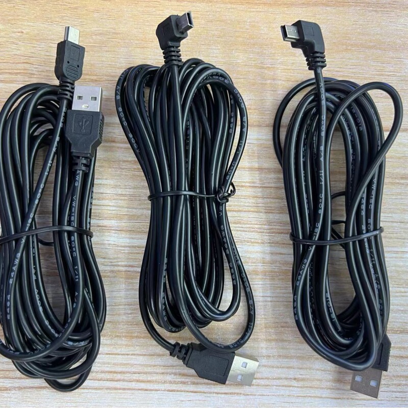 Driving recorder usb power cord connection line power supply car charging universal lengthened USB car charging 3.5 meters