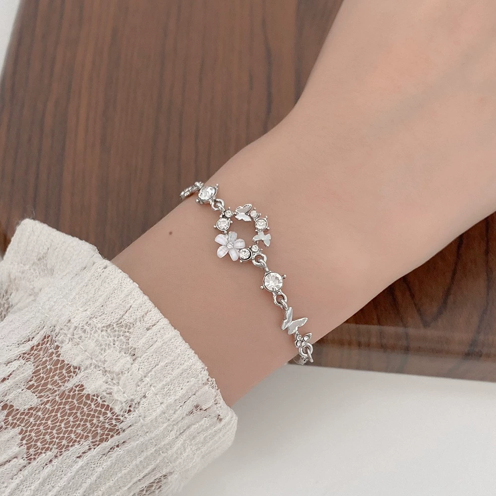 Bracelet, copper jewelry Korean light-luxury style, delicate adjustable design