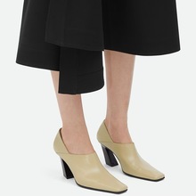 欧美外贸大码高跟单鞋粗跟时尚新款法式速卖通亚马逊显瘦方头女鞋