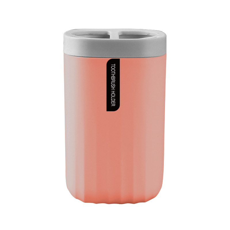 Patrón de onda Estilo nórdico cepillo de dientes caja de almacenamiento de plástico baño Baño hogar lavado taza de almacenamiento rack taza cepillo de dientes titular