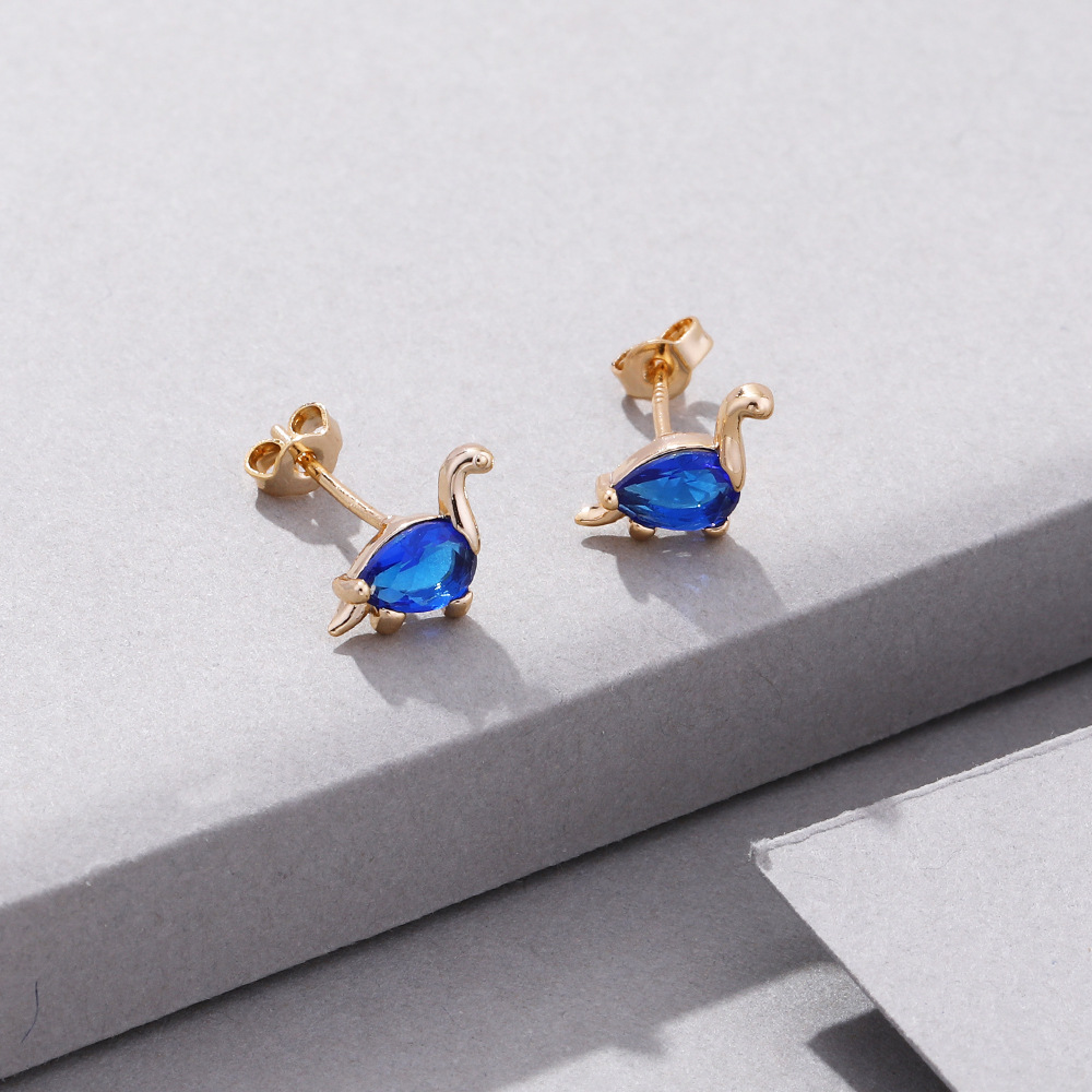 fashion small dinosaur earrings wholesale Nihaojewelry