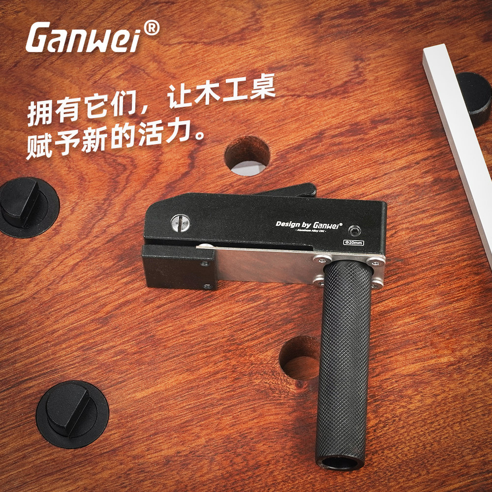 木工桌面压料器快速手动铝合金压板木工机械配件DIY紧夹小X20