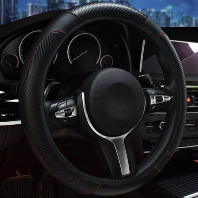 Cross-Border Popular Handlebar Cover, Steering wheel cover - mysterious-black-805-36cm