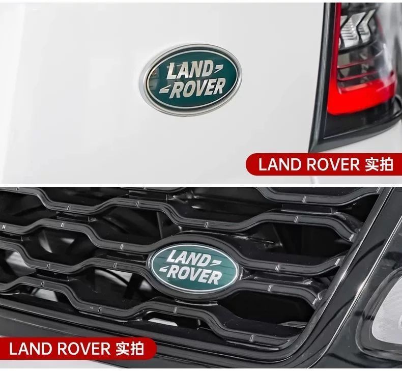 Land Rover car emblem lettering, Aurora, Range Rover, Executive, Sport, Discovery 45, Freelander, Range Rover emblem stickers, front and rear lettering stickers