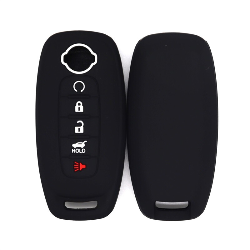 Suitable for 23 Nissan new key case set Nissan Altma Murano Rogue remote control soft rubber case 5 keys