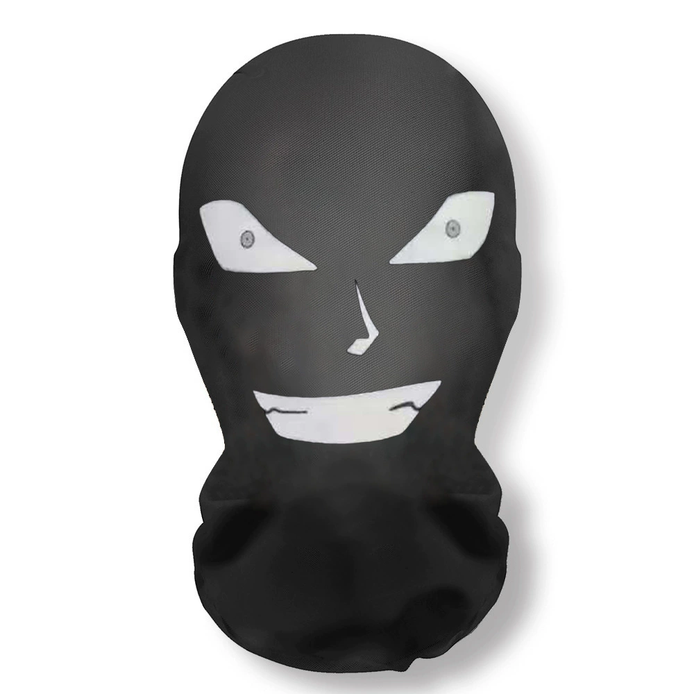 Оптовая продажа от производителя: маска-капюшон "Черная тень" Детектив Конан, головной убор для Хэллоуина, маска ужасов "Призрачное лицо"