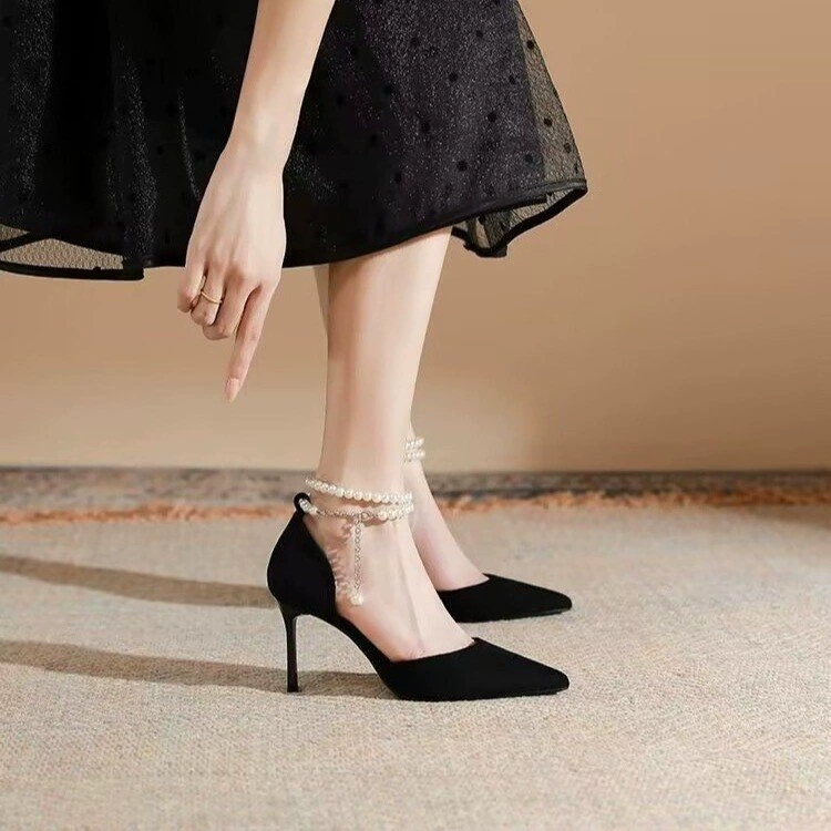 Сексуальные сандалии Баотоу женские новые летние каблуки