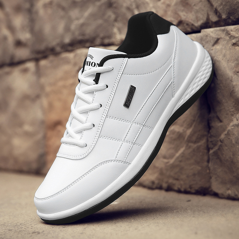 Cross-Border Supply Men's Shoes 2026 New Casual Sneakers Lace-Up Versatile Outdoor Hiking Sports Casual Men's Shoes