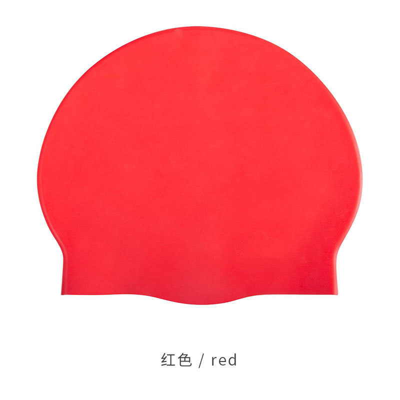 Venta caliente unisex gorra de natación de silicona al por mayor de color sólido de alta elástico transpirable gorra de natación impermeable antideslizante no-apretando la cabeza