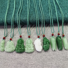直播代发仿和田玉观音吊坠佛公挂坠项链玉石珠宝挂件批发厂家直销