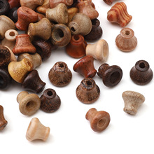 木质花瓶佛塔红檀血龙木木珠散珠手工DIY自制手串手链饰品配件包