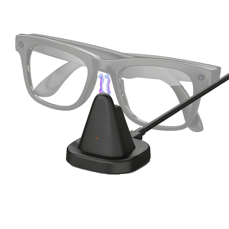 Suitable for Meta Rayban Smart Ai Glasses Charging Base, Mini Fast Charging Anti-Slip Portable Stand Suitable for Meta Rayban Smart Ai Glasses Charging Base, Mini Fast Charging Anti-Slip Portable Stand