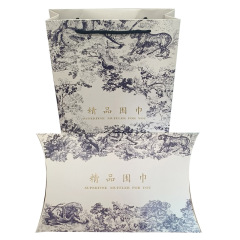 圍巾絲巾禮盒精品圍巾禮盒套裝上海故事禮品袋手提袋絲巾禮盒批發